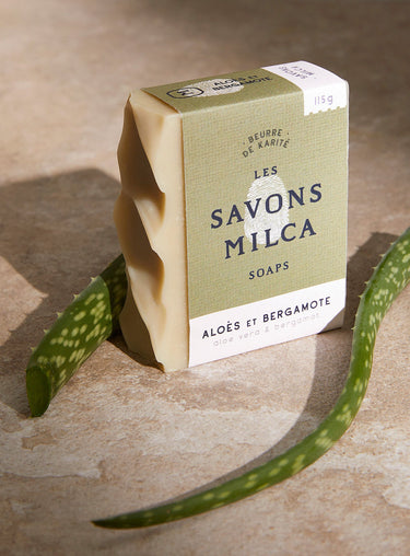 Bergamot and aloe soap